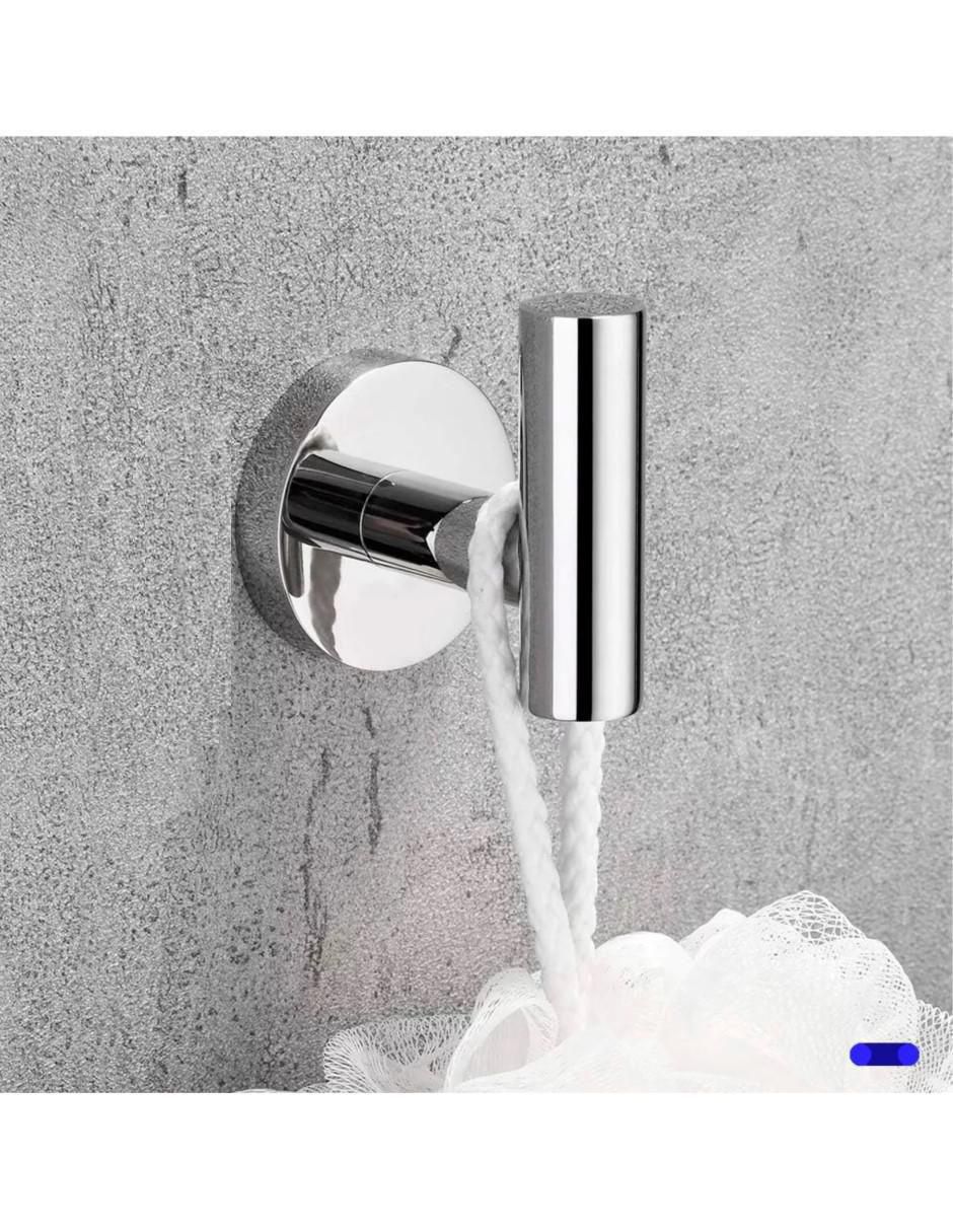 Juego de accesorios para baño de acero inoxidable 9 piezas 4