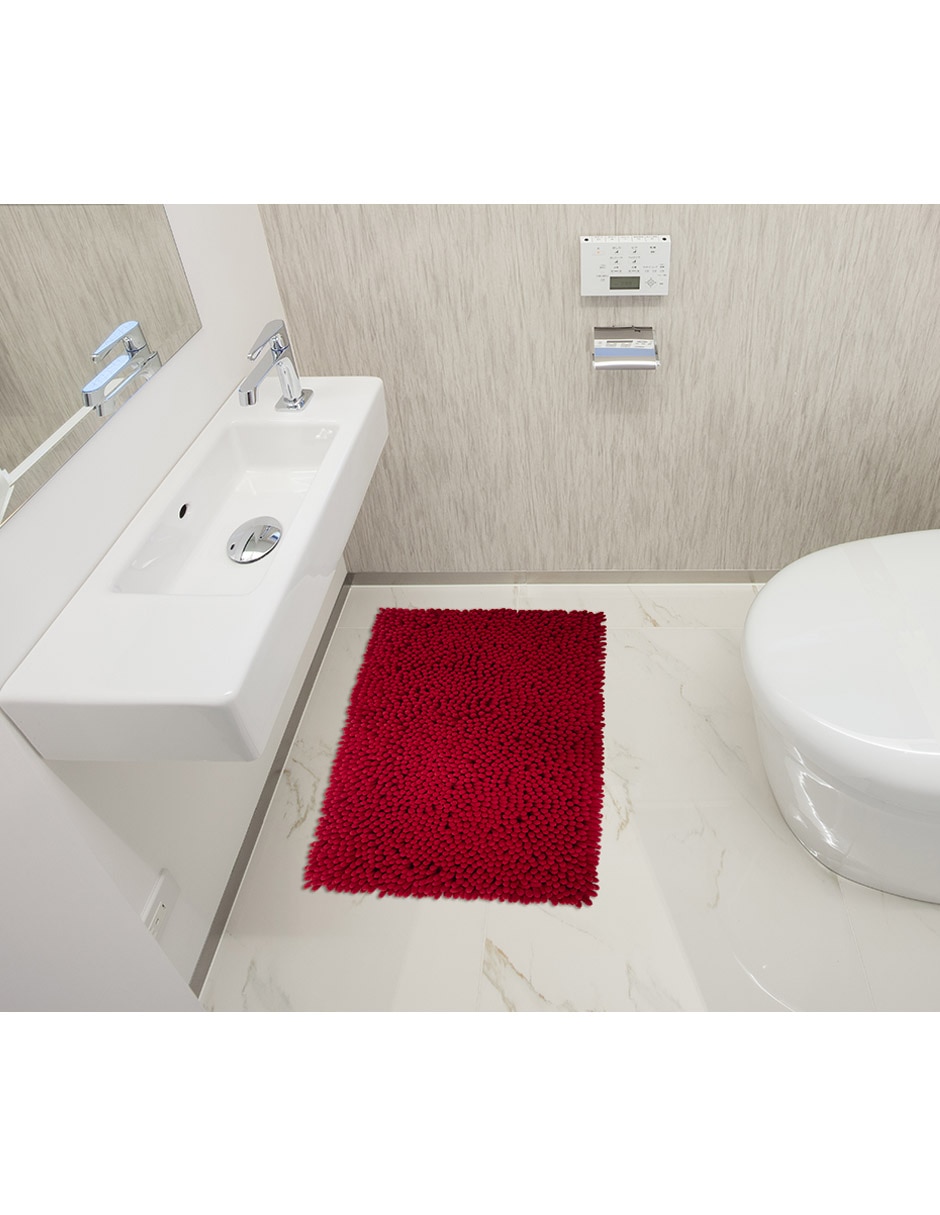 Tapete para baño Shaggy Coral 5