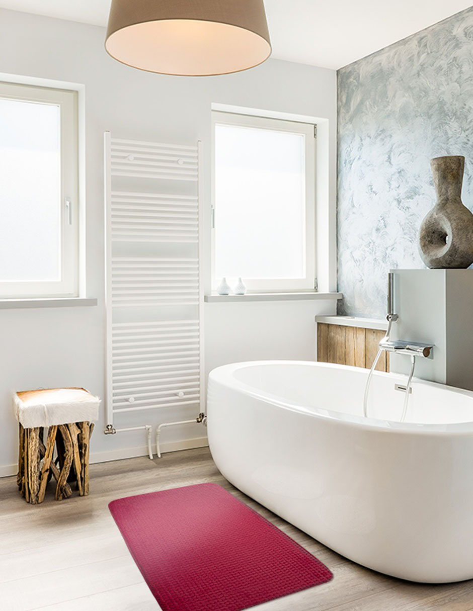 TAPETE DE BAÑO MEM, 45 X 75 CM, FUCSIA