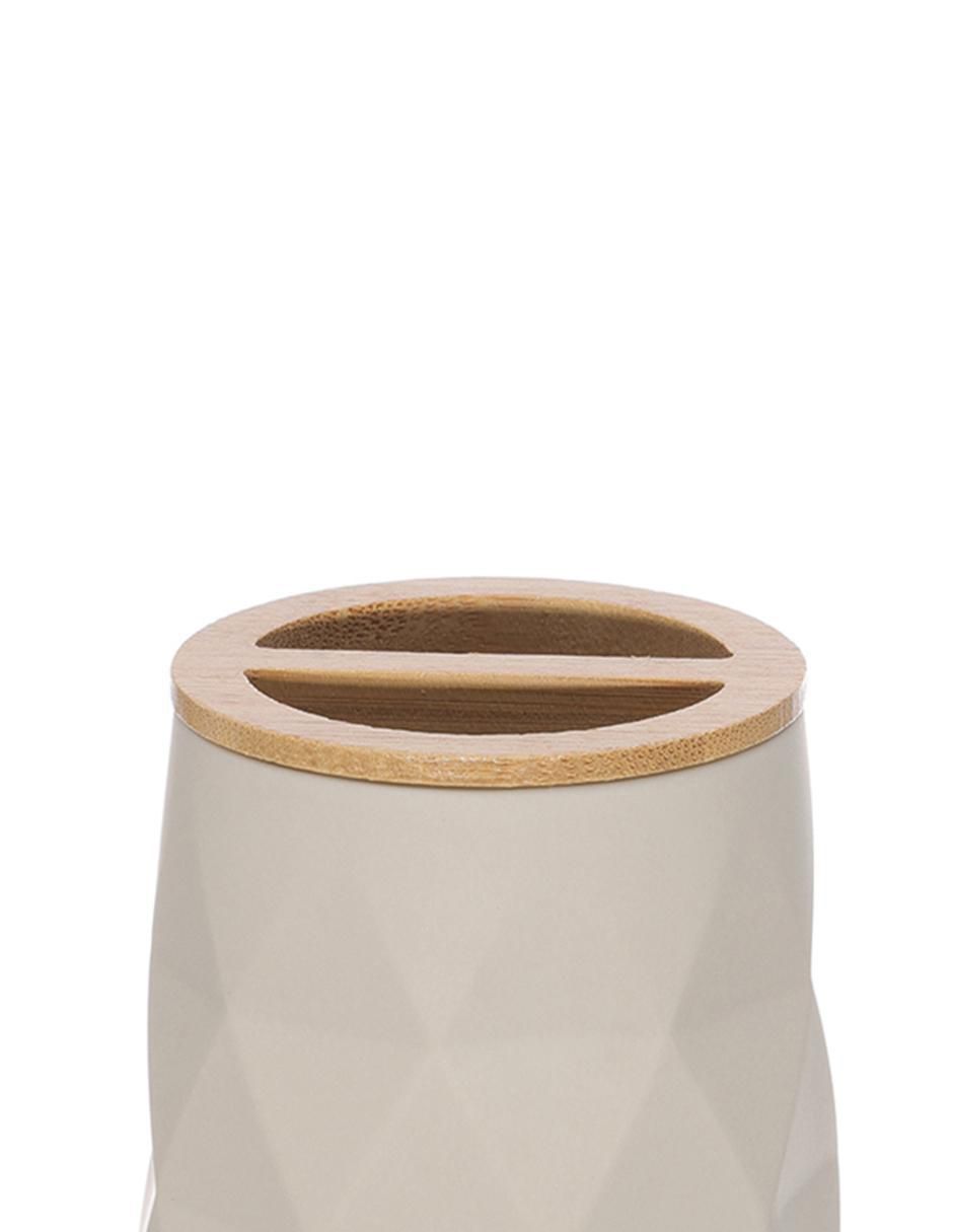 Vaso de baño de bambú 2