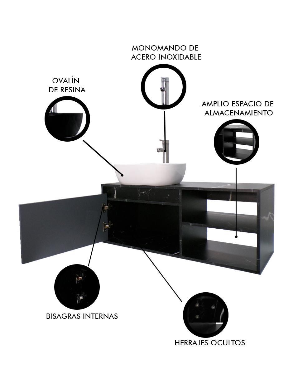Mueble para baño Marbella de MDF armable 5