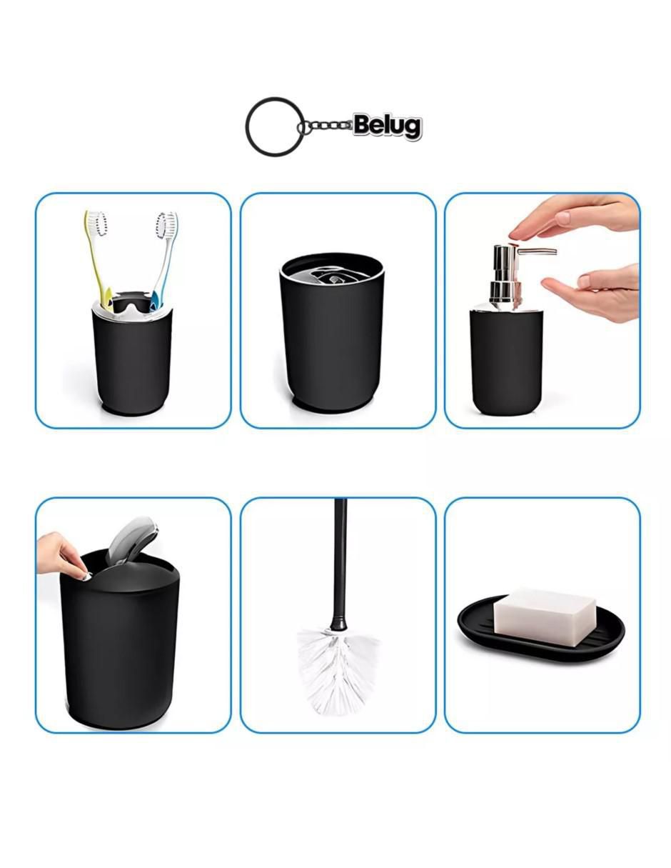 Juego de accesorios para baño 7 piezas 2