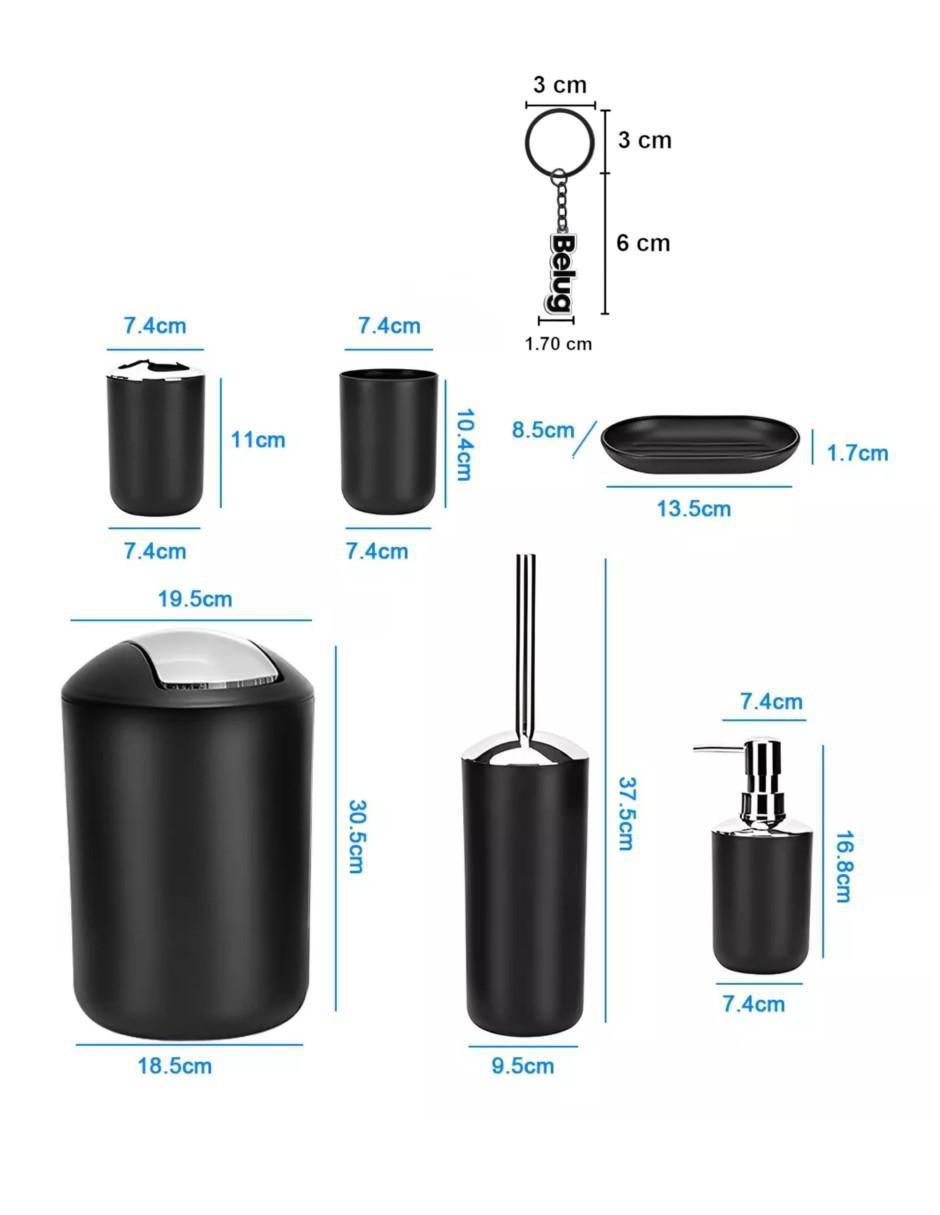 Juego de accesorios para baño 7 piezas 5