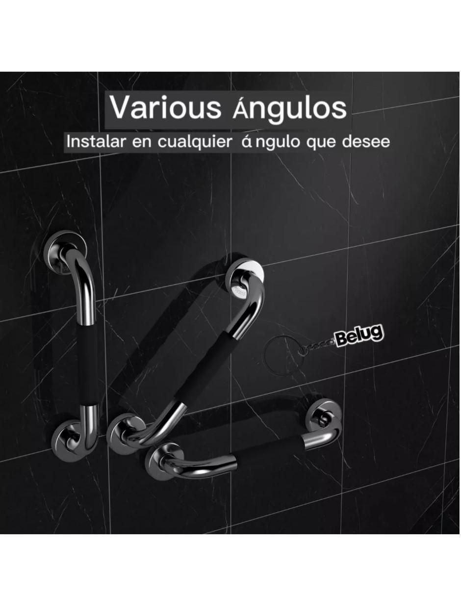 Juego de accesorios para baño de acero inoxidable 3 piezas 5