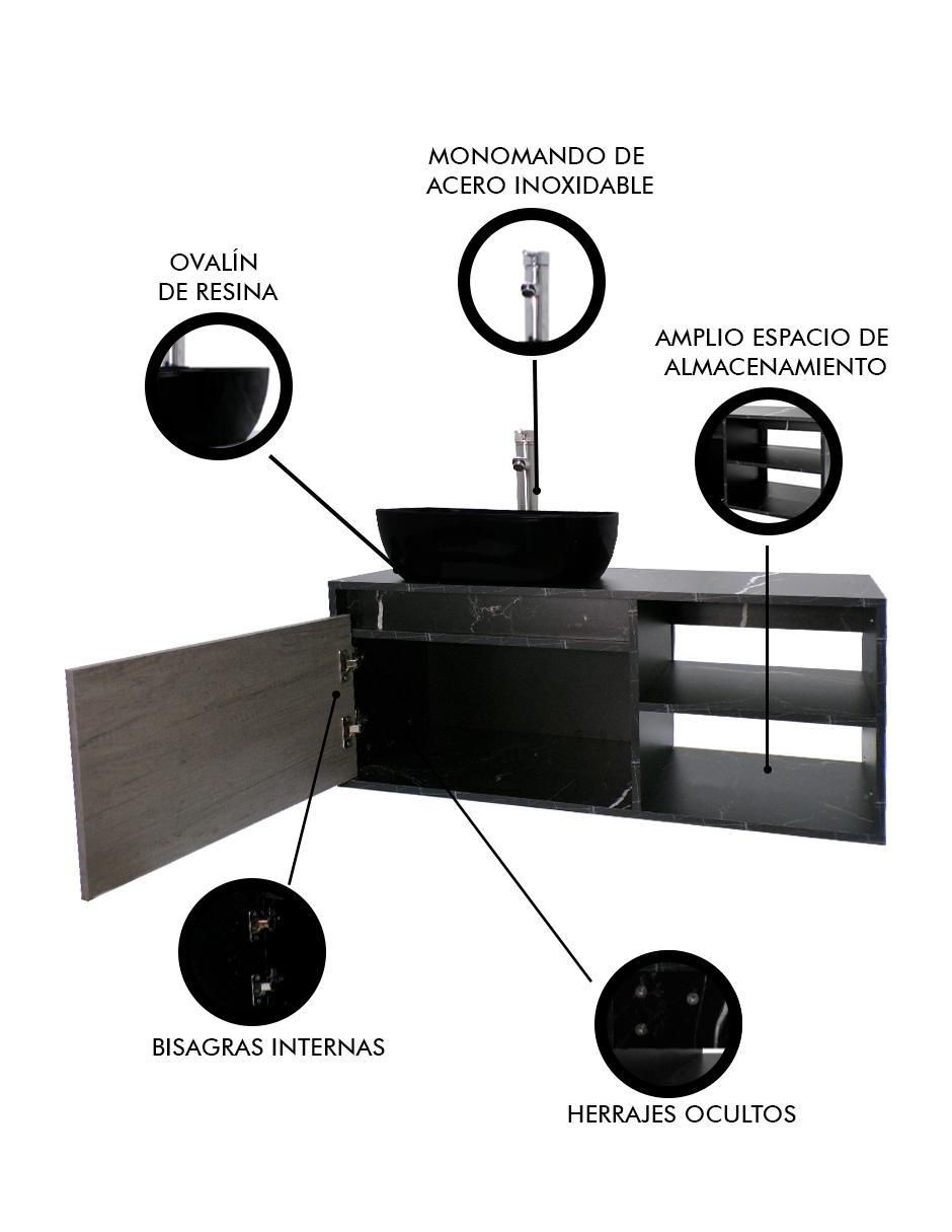 Mueble para baño decomobil marbella mdf