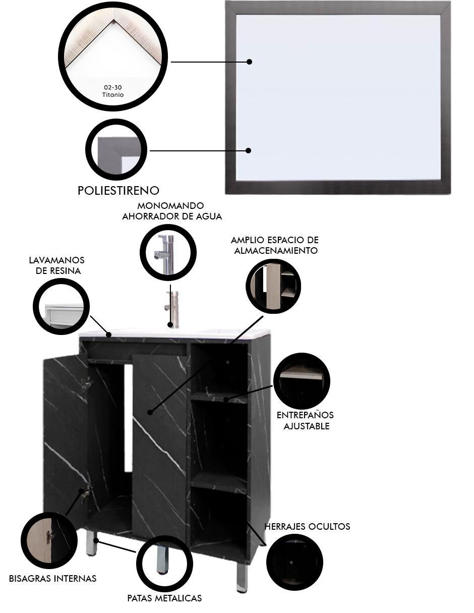 Mueble para baño decomobil freya mdf