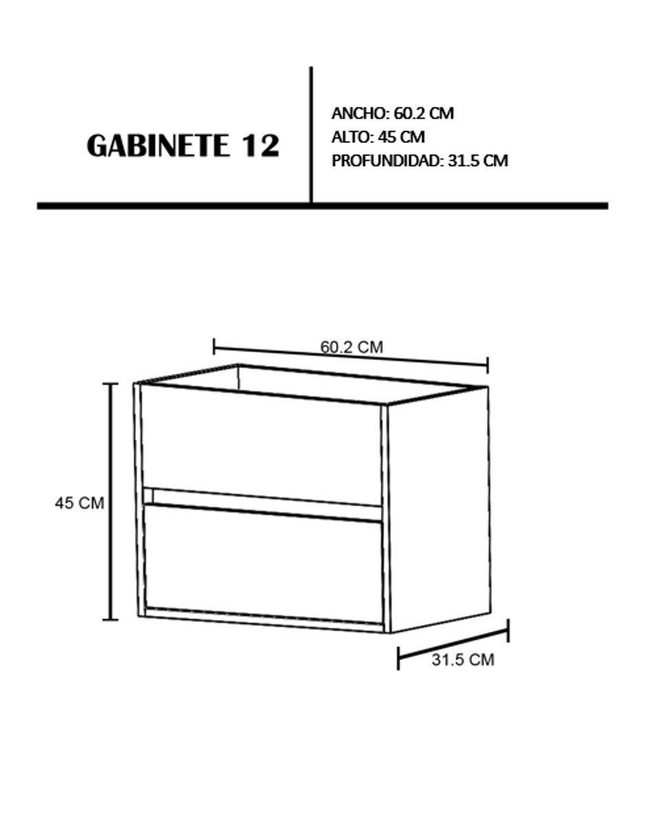 Mueble para baño Sion de MDF armable 5