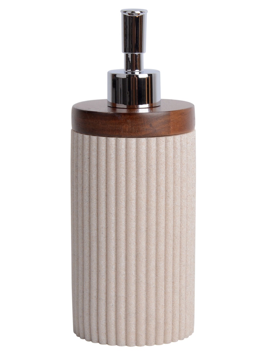 DOSIFICADOR JABÓN STRIPES, M HA, BEIGE