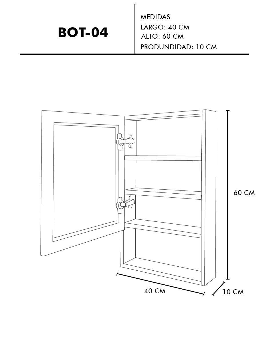 Estante para wc decomobil danbury mdf