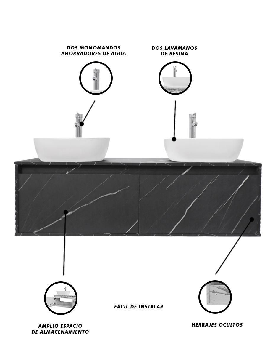 Mueble para baño Anton de MDF armable 2
