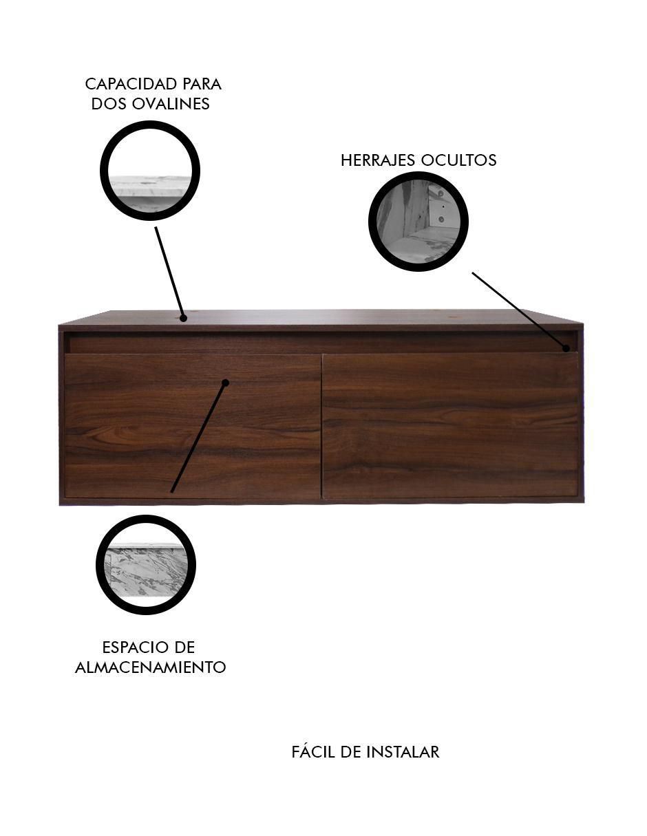 Mueble para baño decomobil dorota  mdf