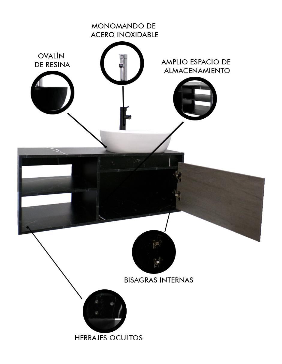 Mueble para baño decomobil lizzy mdf