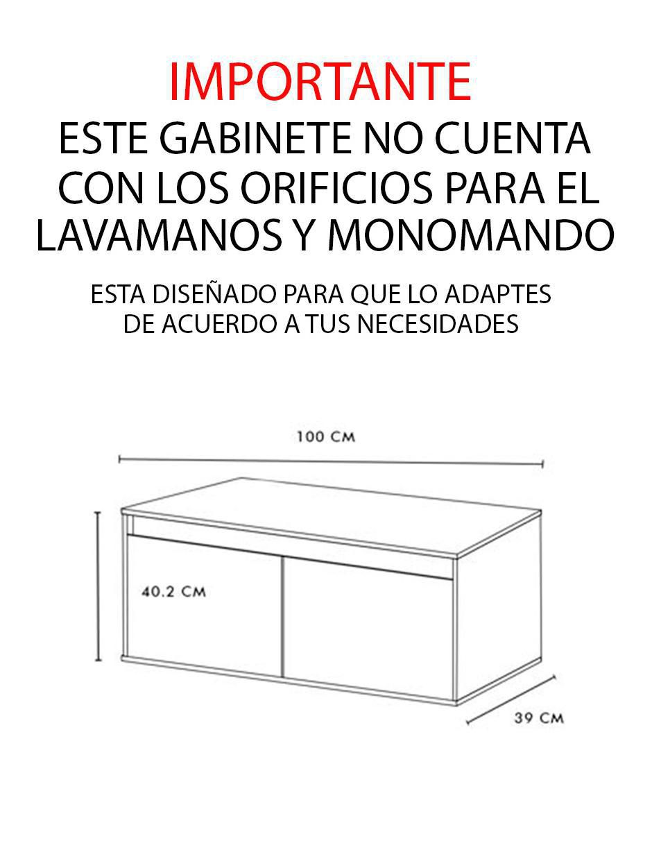 Mueble para baño decomobil bass mdf