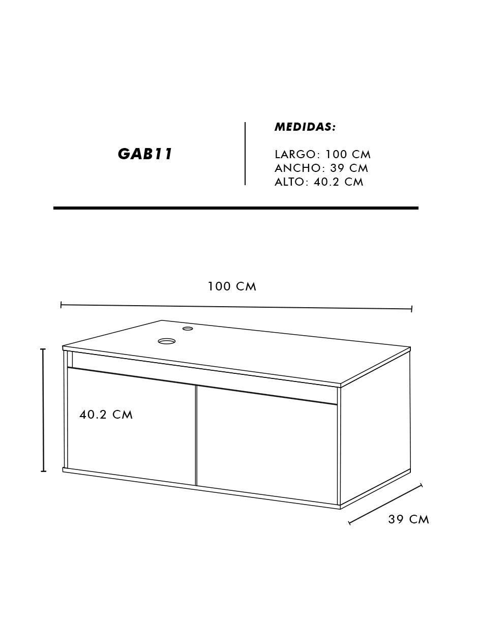Mueble para baño decomobil bass mdf