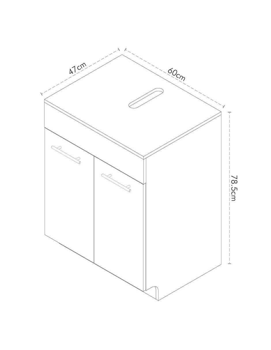 Mueble para baño cantia ixtlan mdf