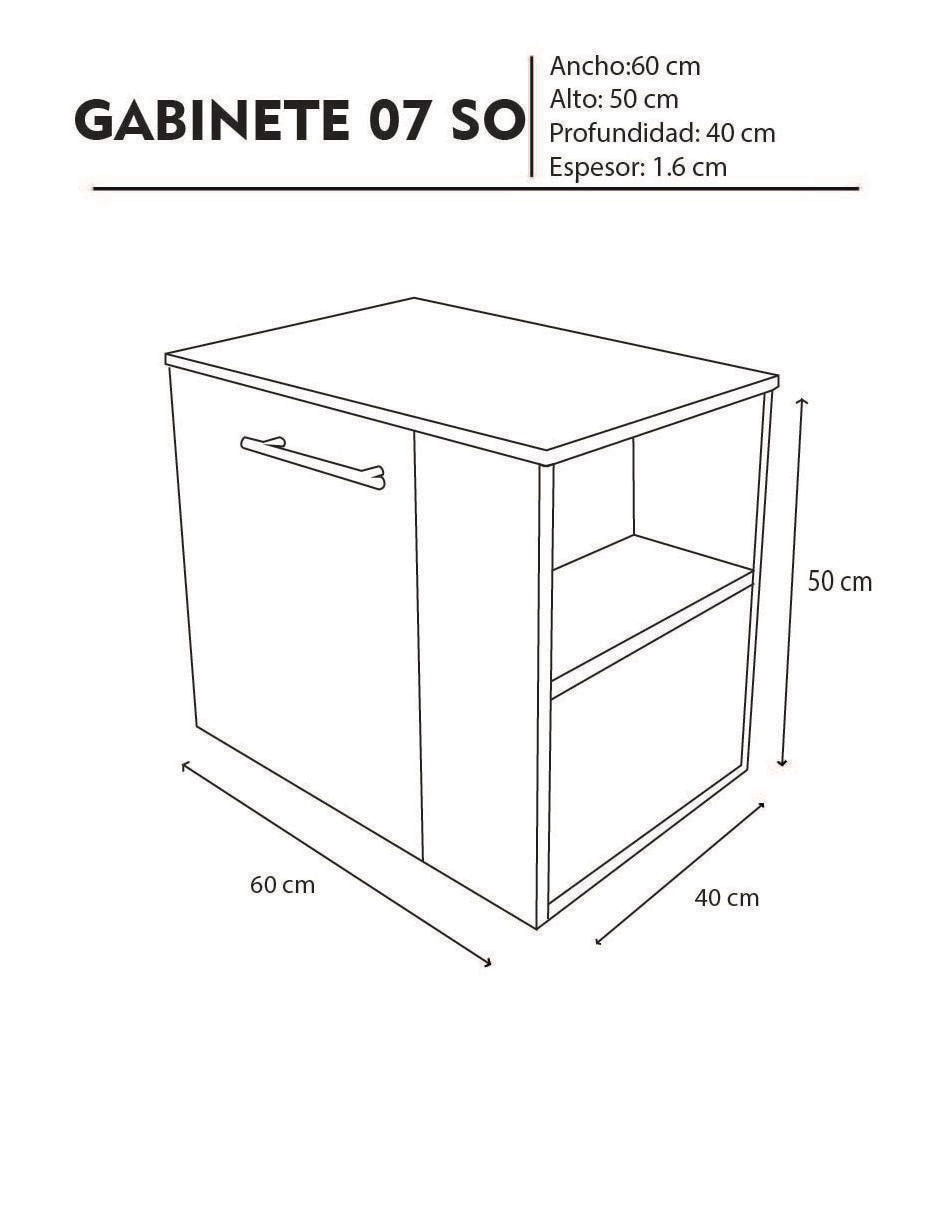 Mueble para baño decomobil lenny mdf