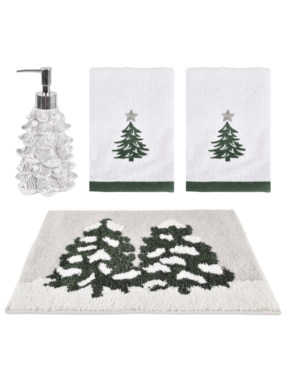 Juego de baño navideño 1