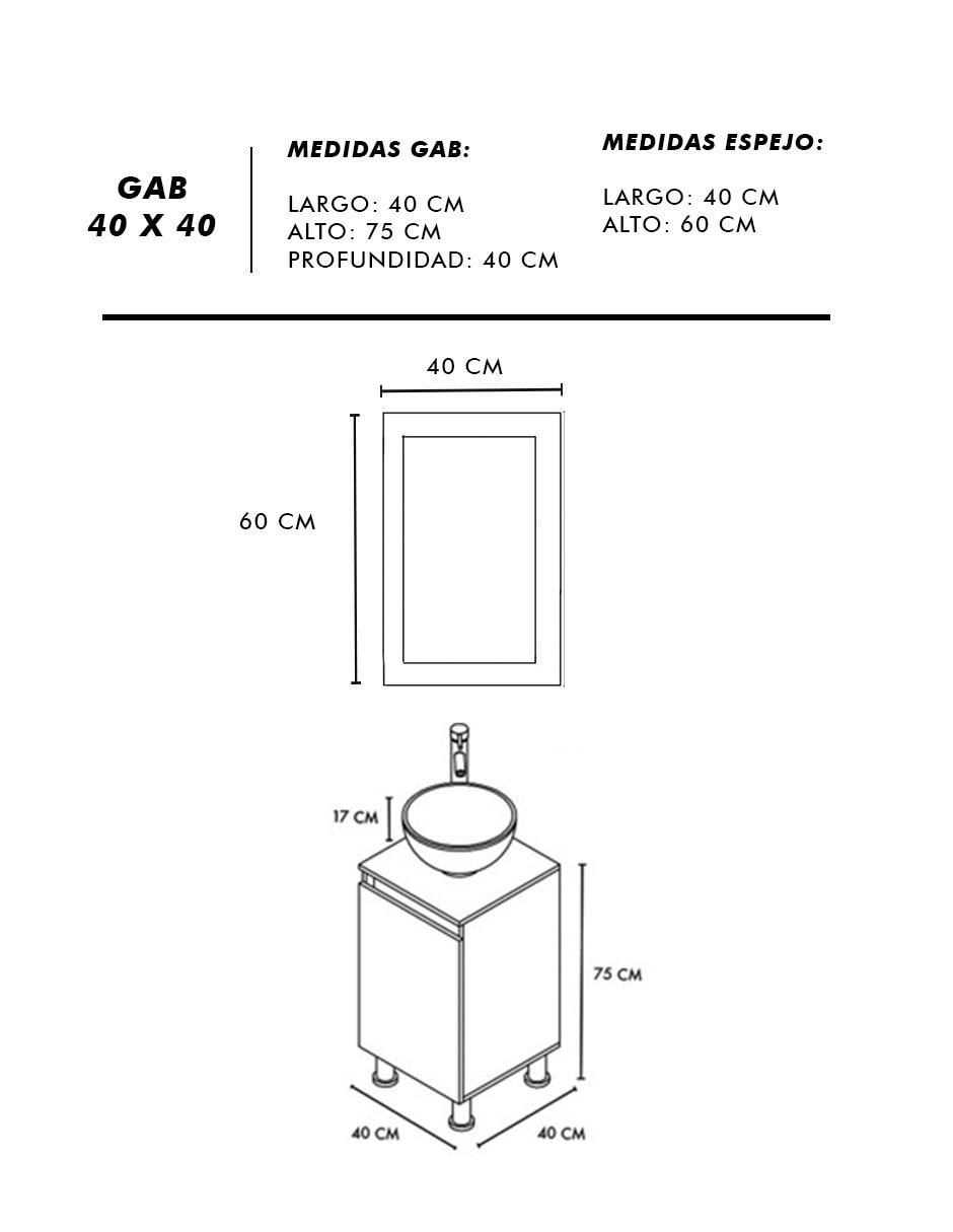 Mueble para baño decomobil ivar mdf