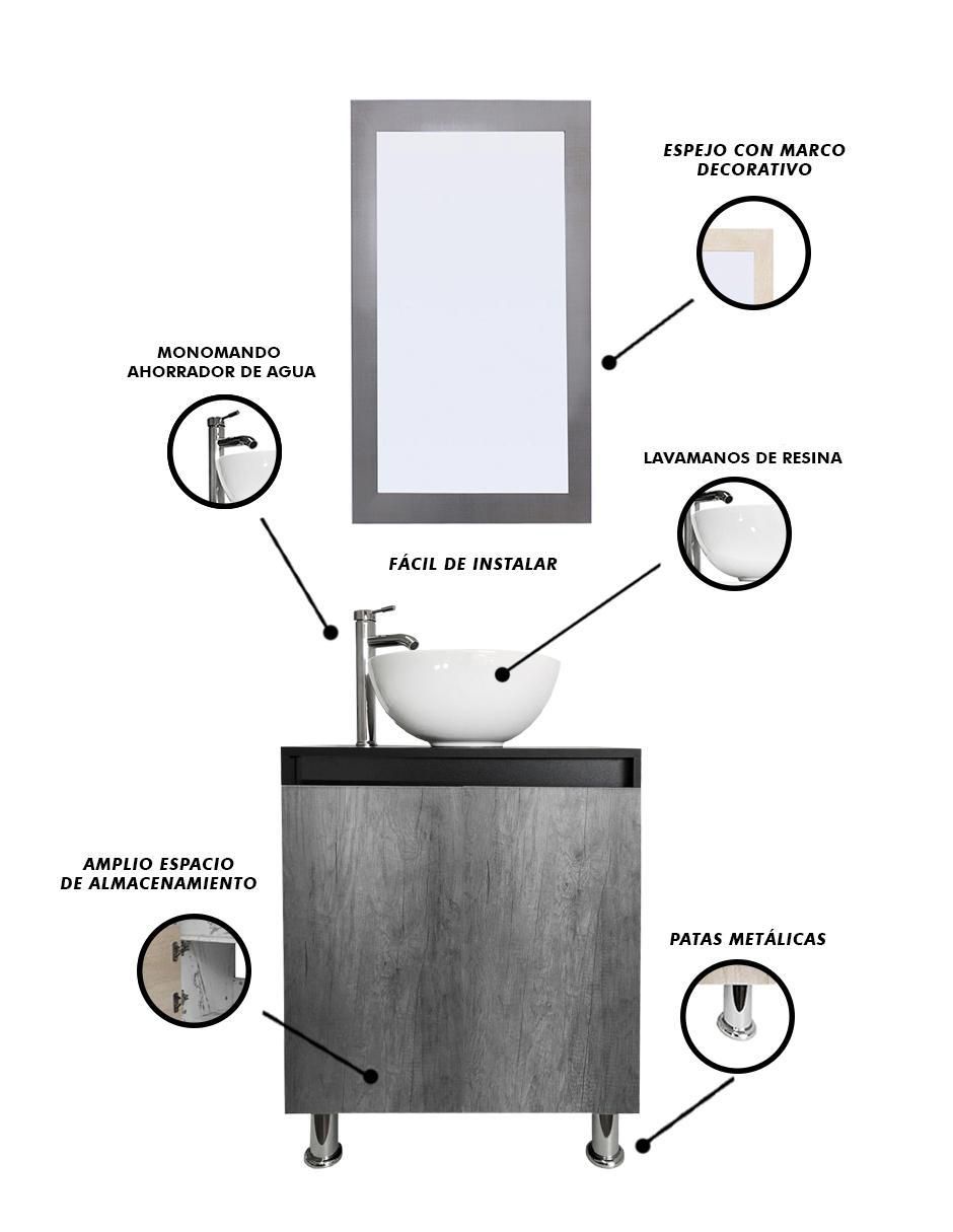 Mueble para baño Maya de MDF armable 2