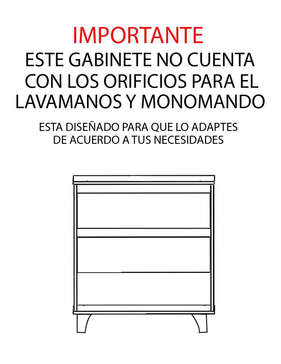 Mueble para baño decomobil roy so mdf