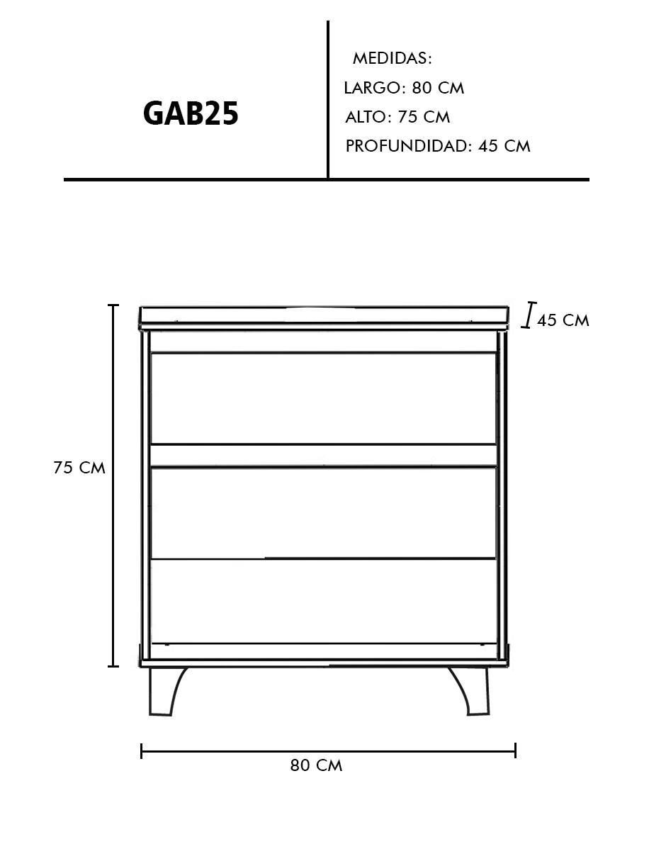 Mueble para baño decomobil roy so mdf