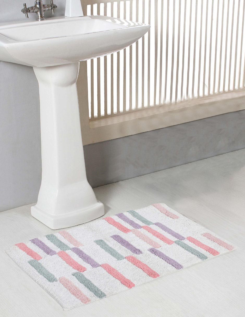 TAPETE DE BAÑO COLOR, 50 X 80 CM, ROSA