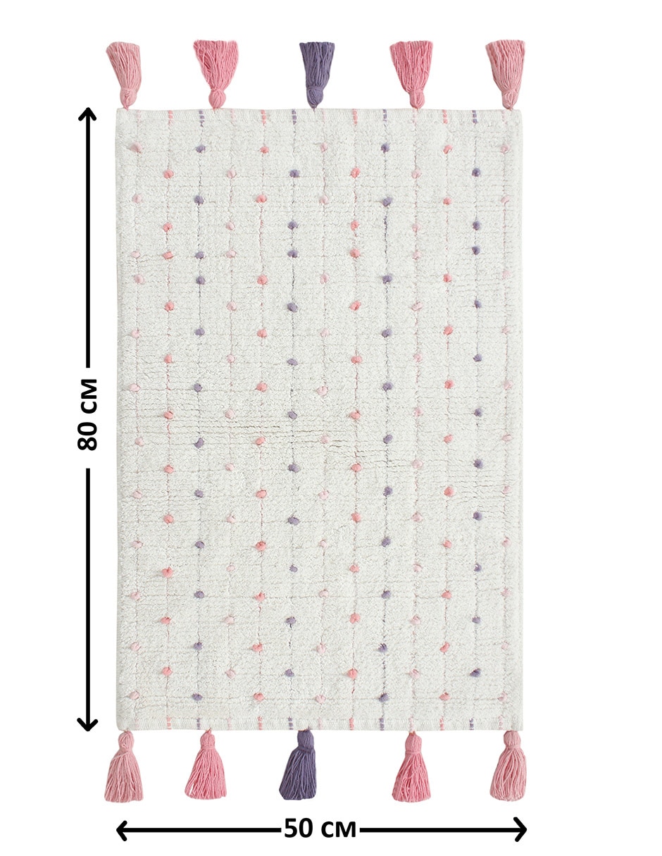 TAPETE DE BAÑO COLOR, 50 X 80 CM, ROSA