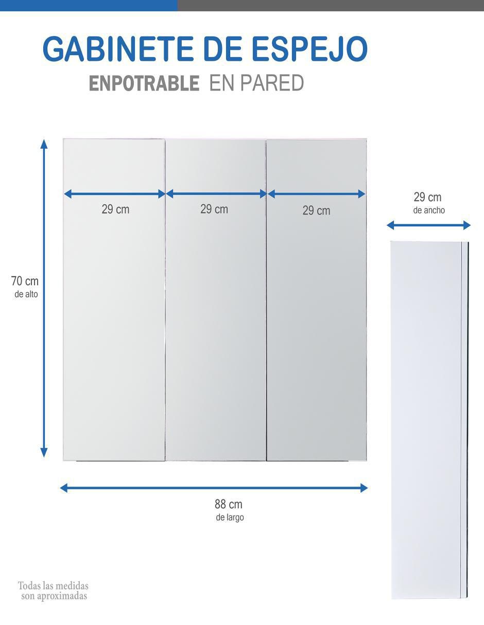 Mueble para baño de MDF armable 9