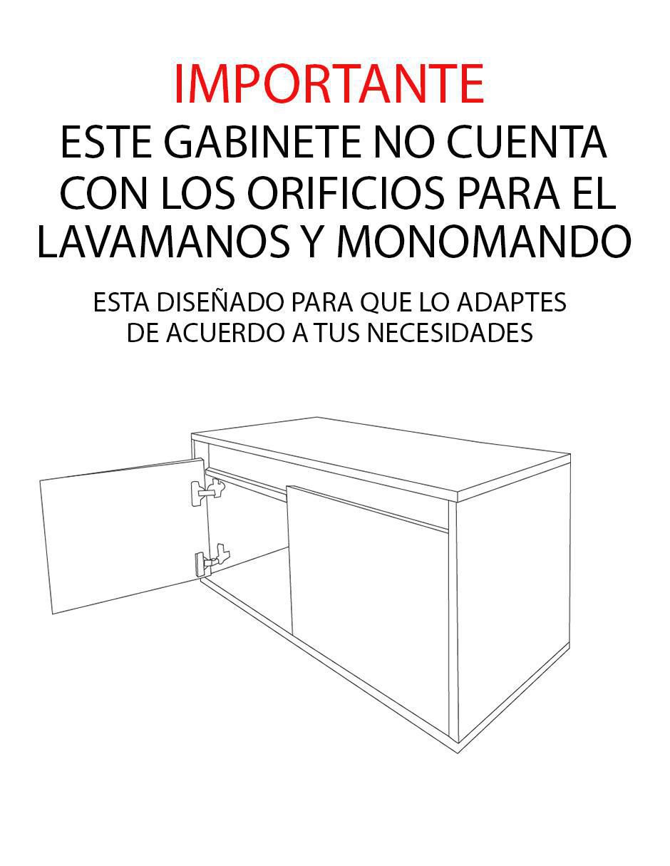 Mueble para baño decomobil simone so mdf