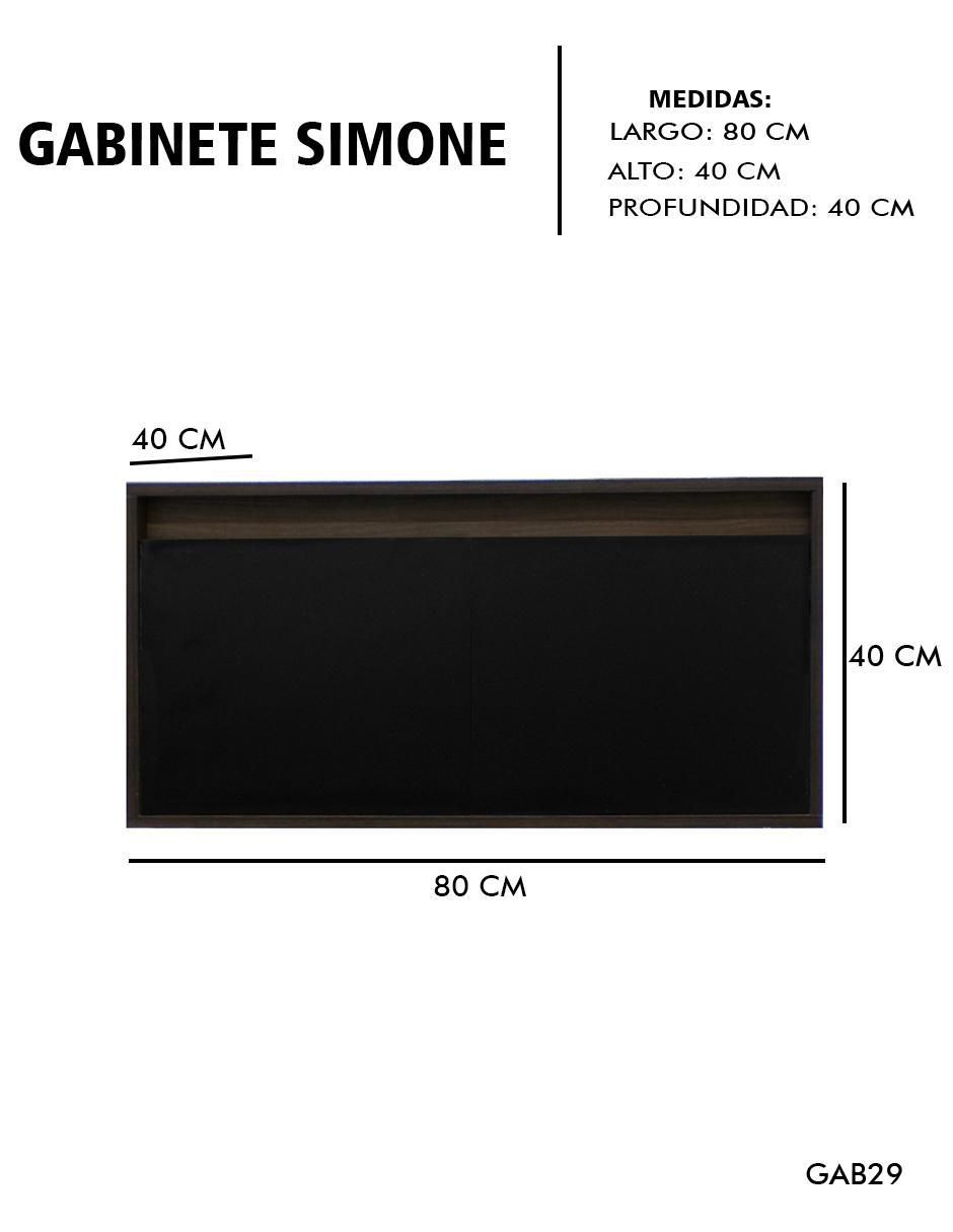 Mueble para baño decomobil simone so mdf