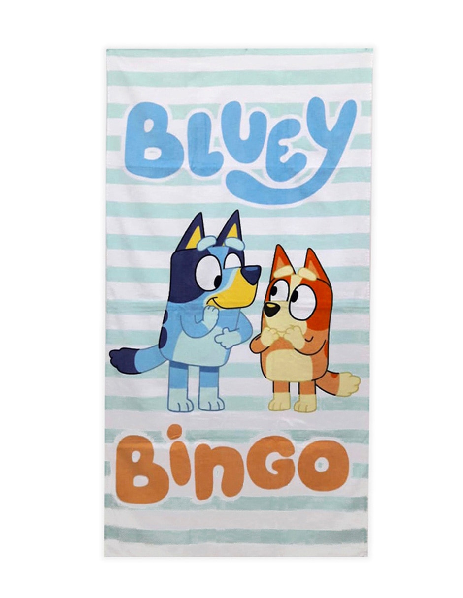 Toalla Bluey y Bingo de algodón