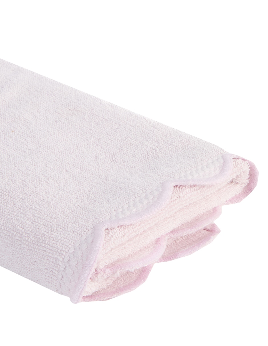 TOALLA DE BAÑO ONDAS, FACIAL H, LILA