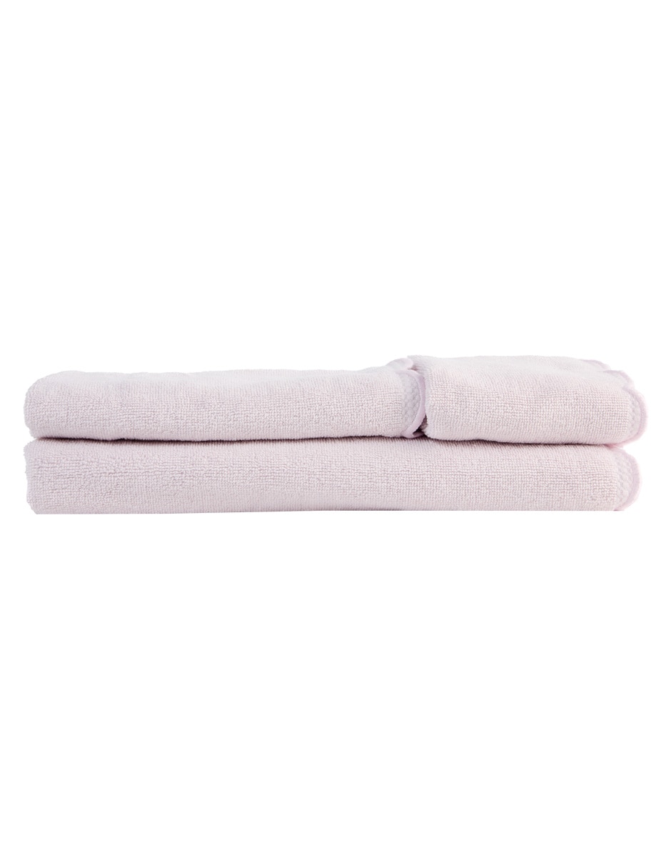 TOALLA DE BAÑO ONDAS, FACIAL H, LILA
