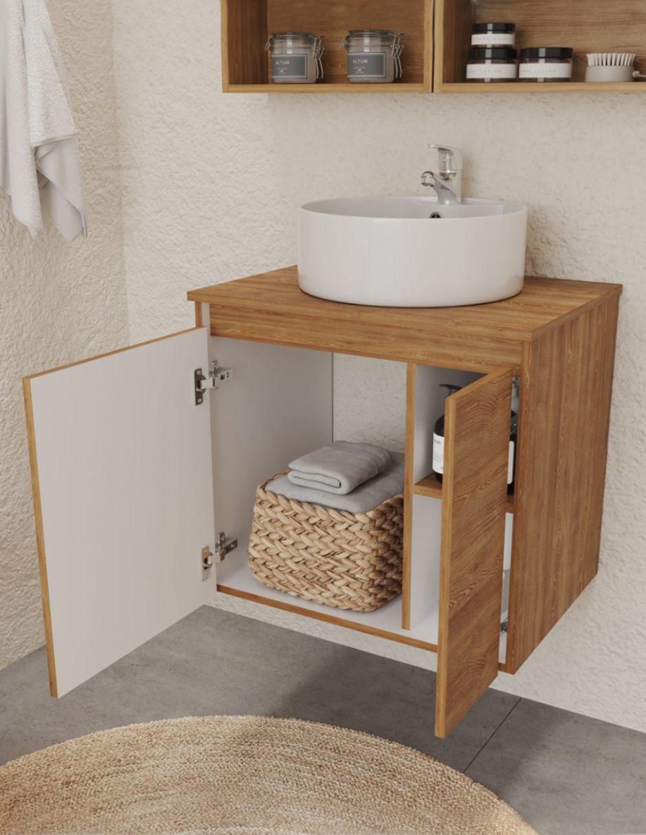 Mueble para baño de melamina armable 5