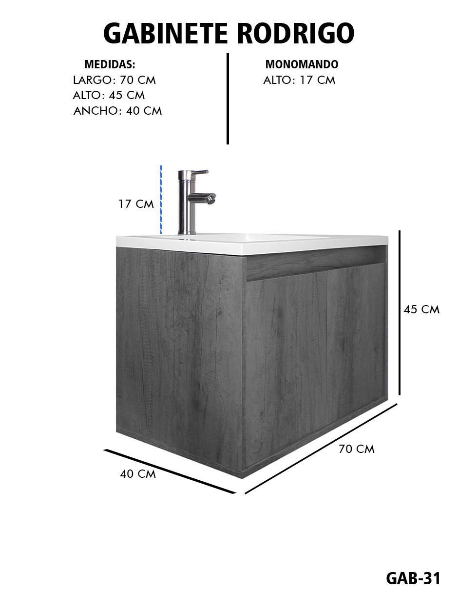 Mueble para baño Decomobil Asti MDF