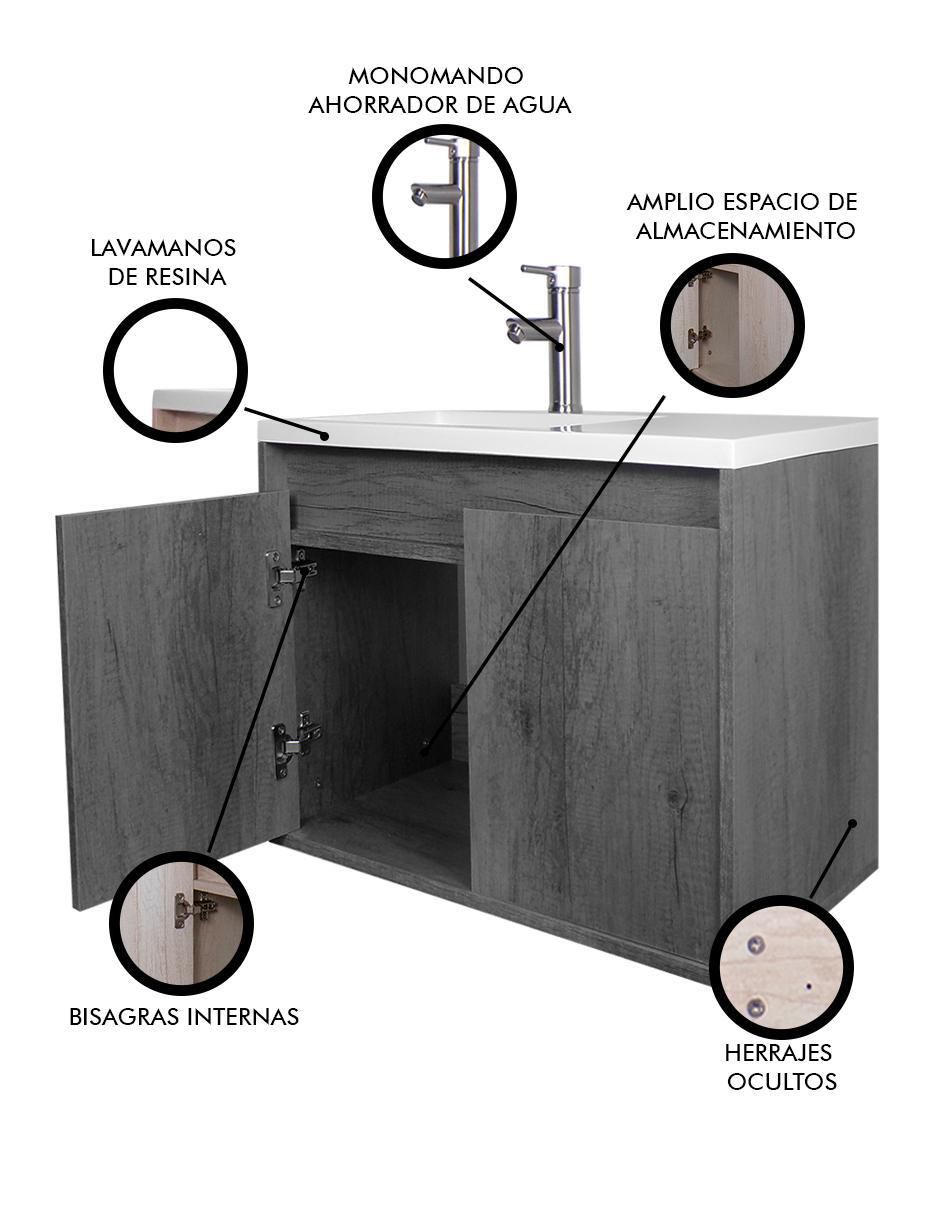 Mueble para baño Decomobil Asti MDF