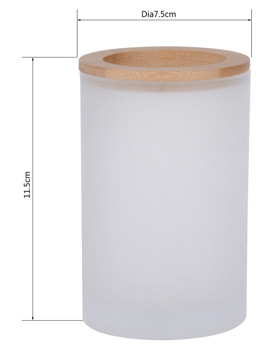 Vaso de baño Bamboo Frosted 4