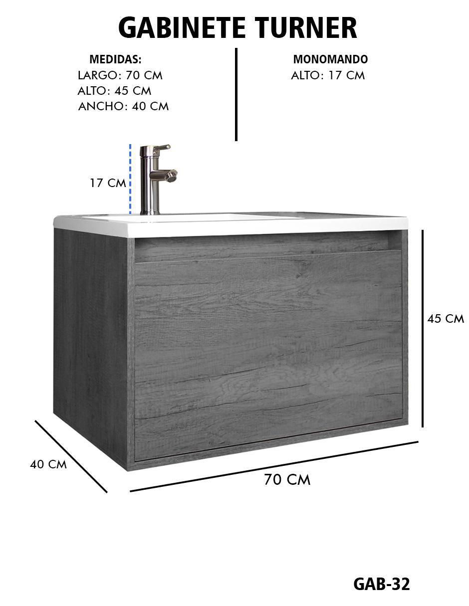 Mueble para baño Decomobil Turner MDF