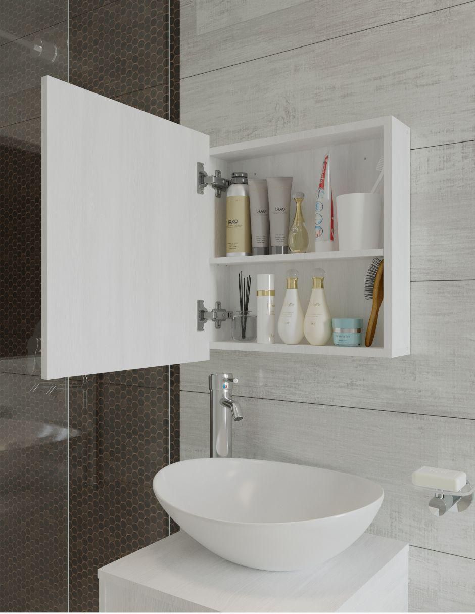 Mueble para baño Niki de melamina armable 7