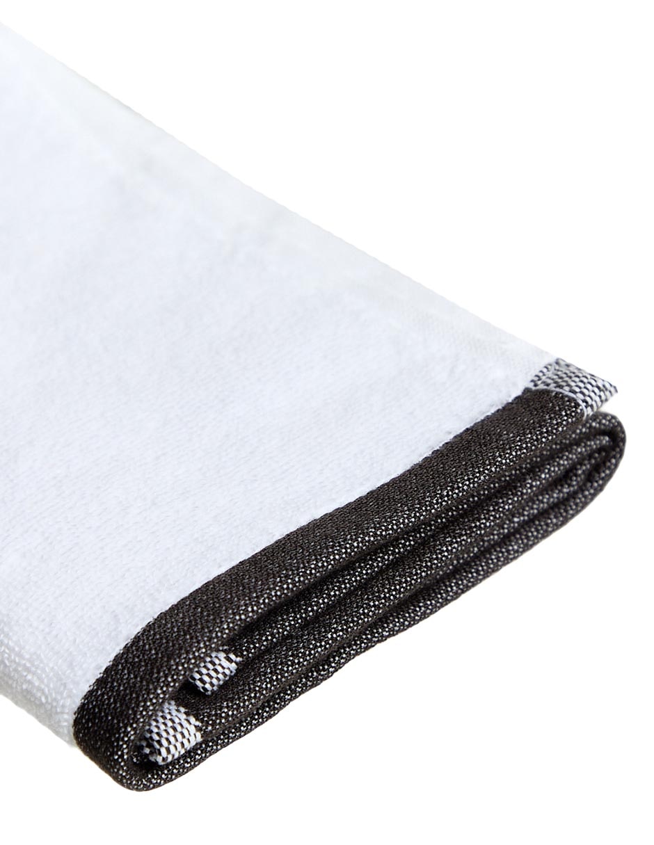 TOALLA DE BAÑO ZERO TWI, FACIAL, NEGRO
