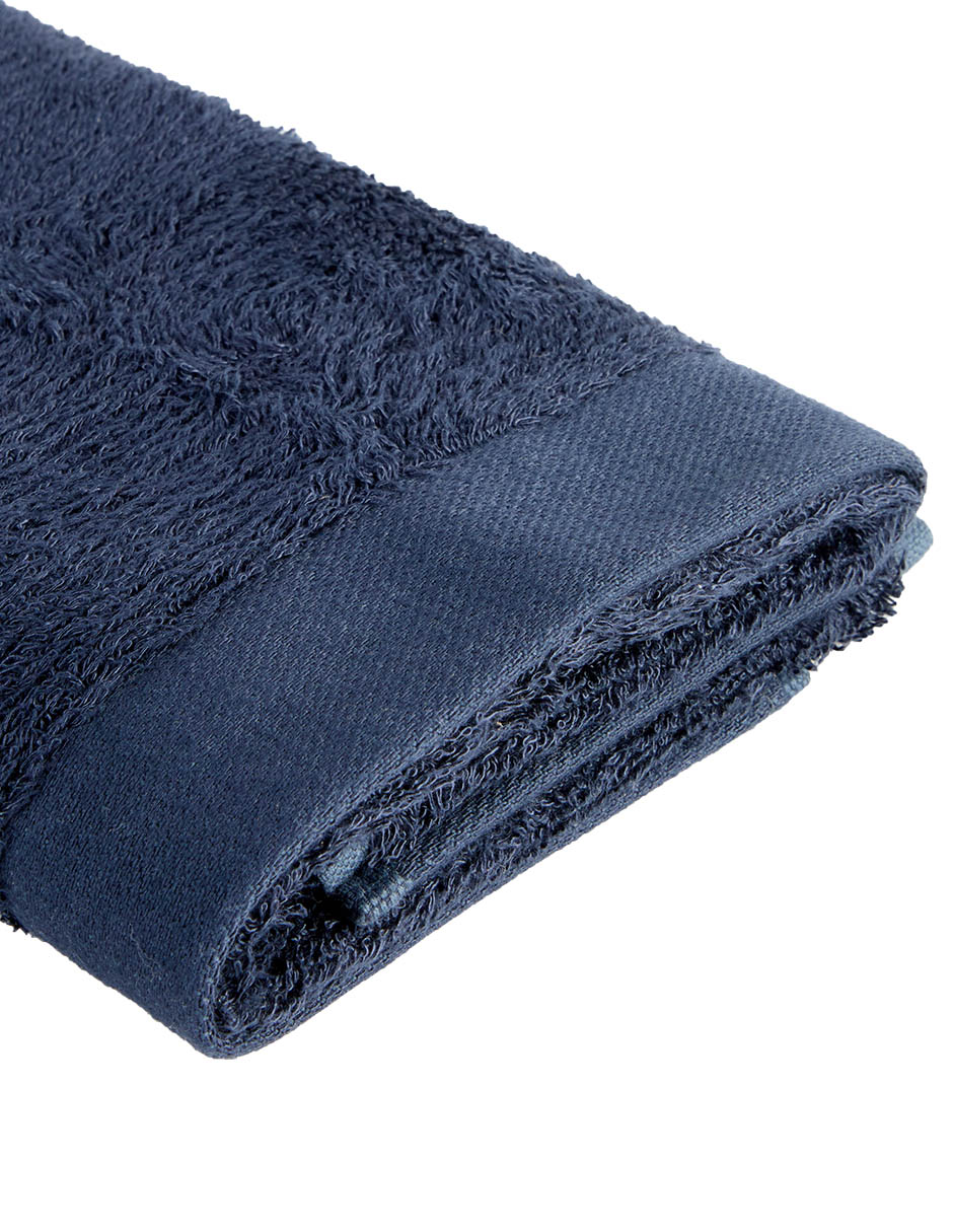TOALLA DE BAÑ, MEDIO BAÑO, AZUL MARINO