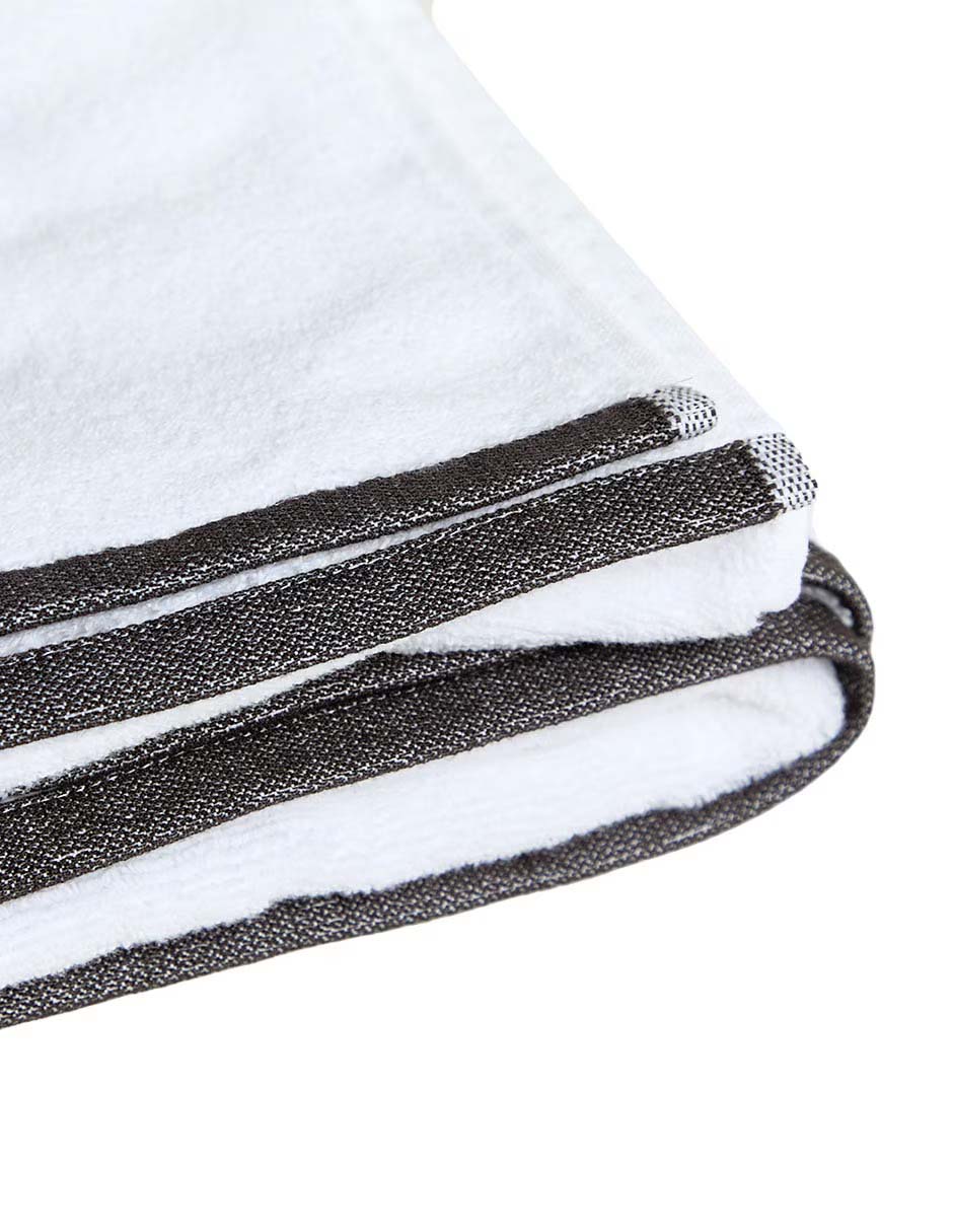 TOALLA DE BAÑO ZERO TWI, FACIAL, NEGRO