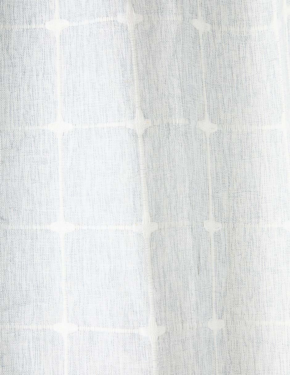 CORTINA BAÑO SQUAR, 180 X 180 CM, GRIS