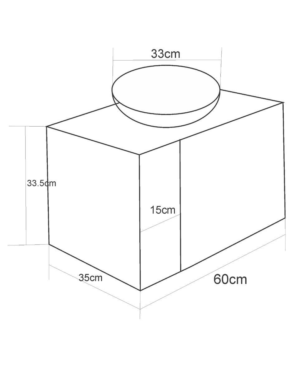 Mueble para baño de MDF 7