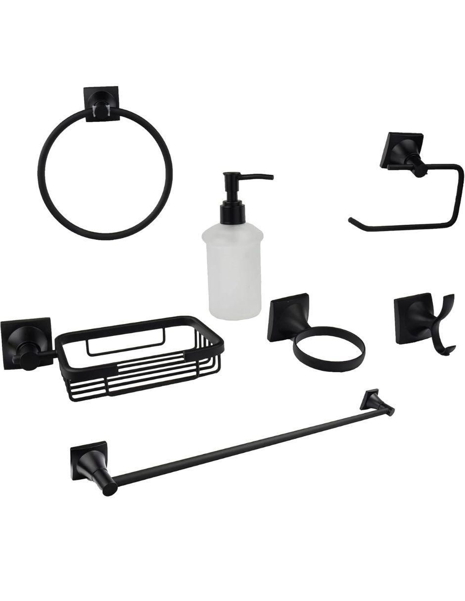 Juego de accesorios para baño 7 piezas