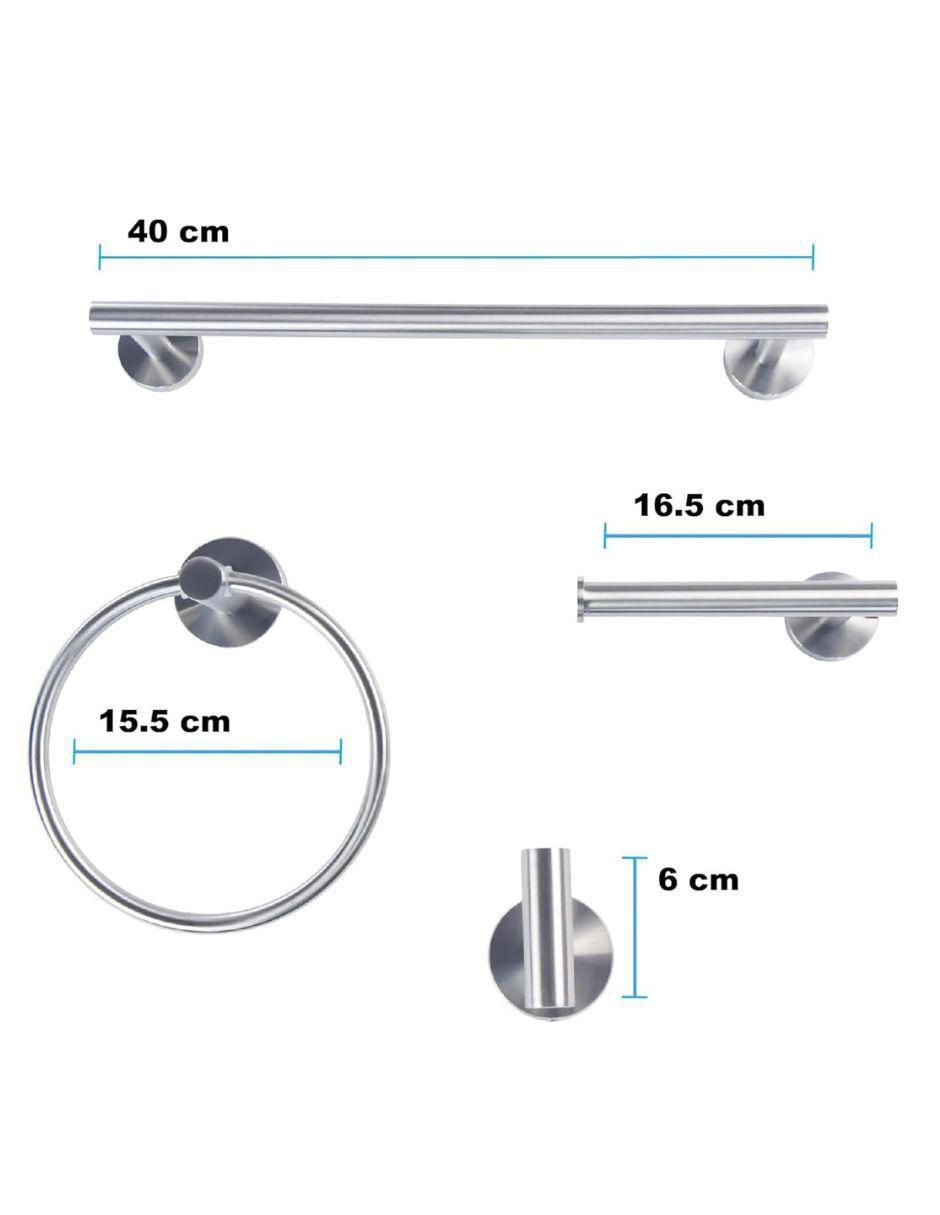 Juego de accesorios para baño 4 piezas 7