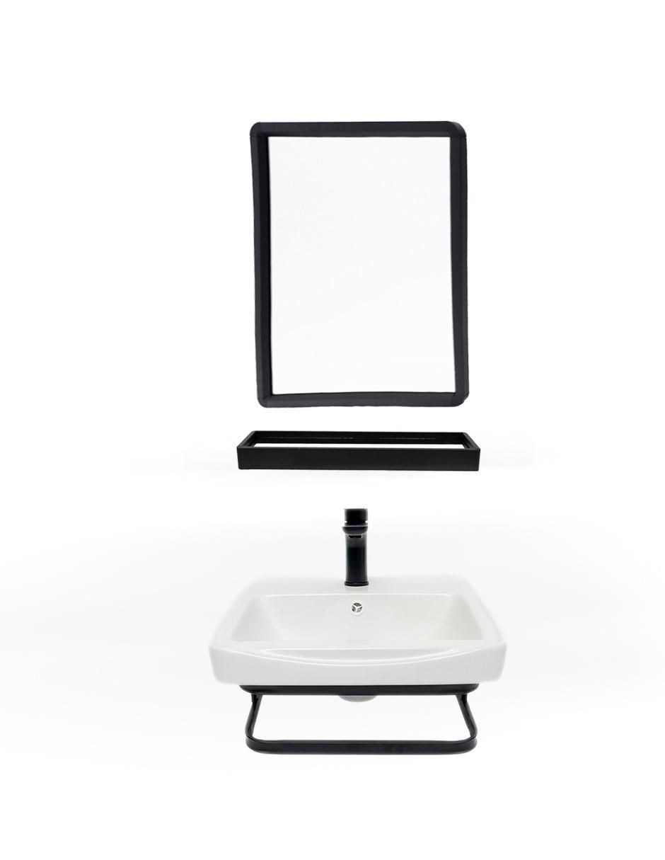 Mueble para baño Hanno de acero inoxidable armable