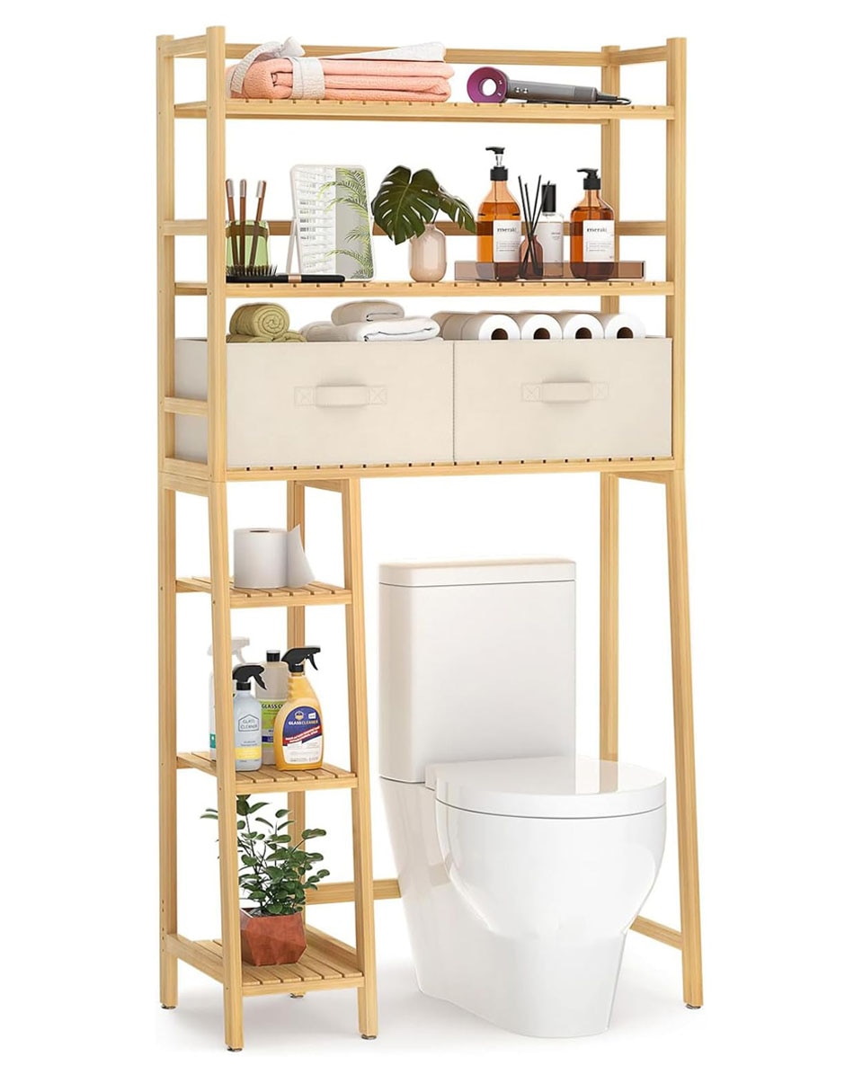Estante para WC de bambú LA-S24100 8