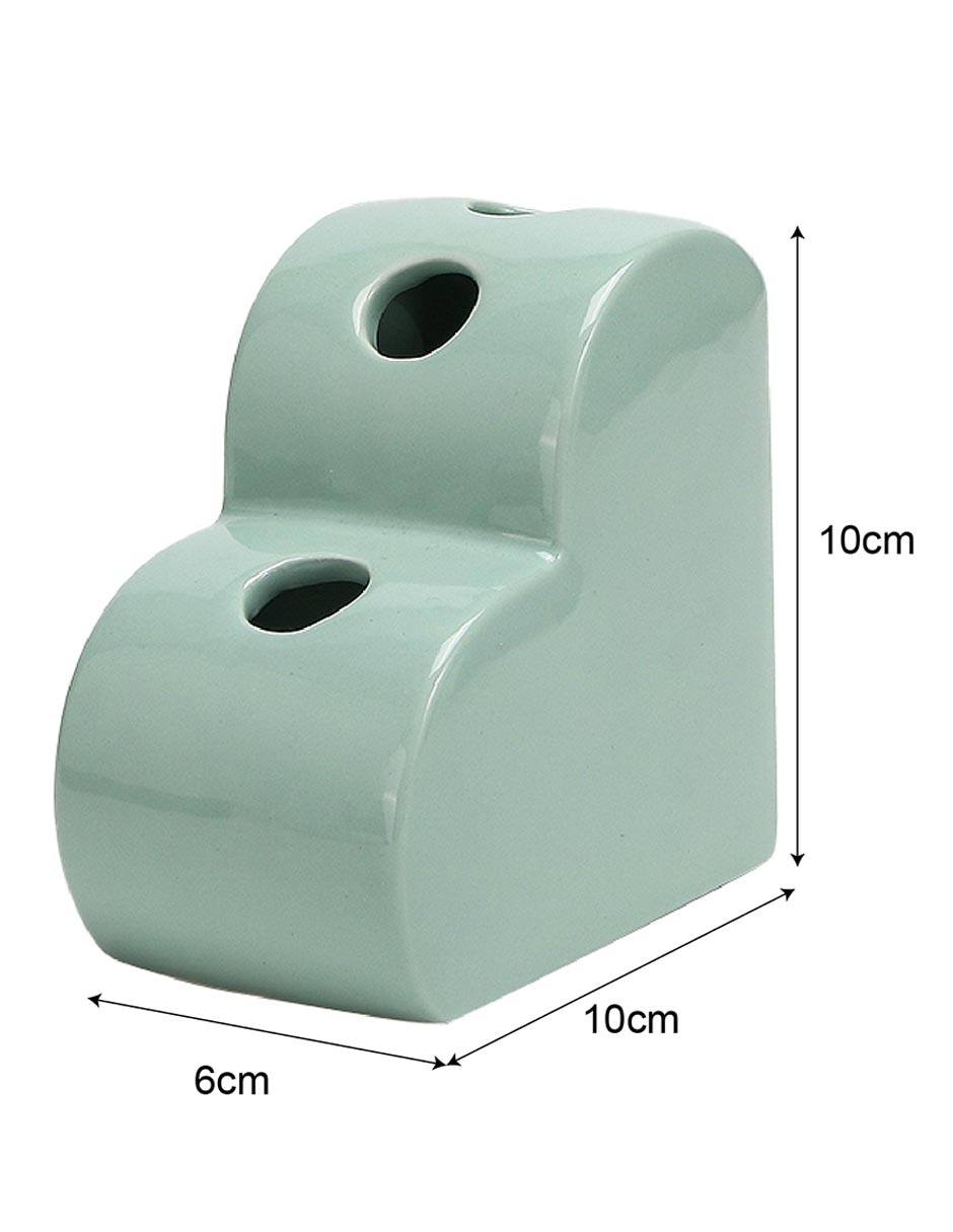 Porta cepillo de dientes Heart 3 compartimentos 6