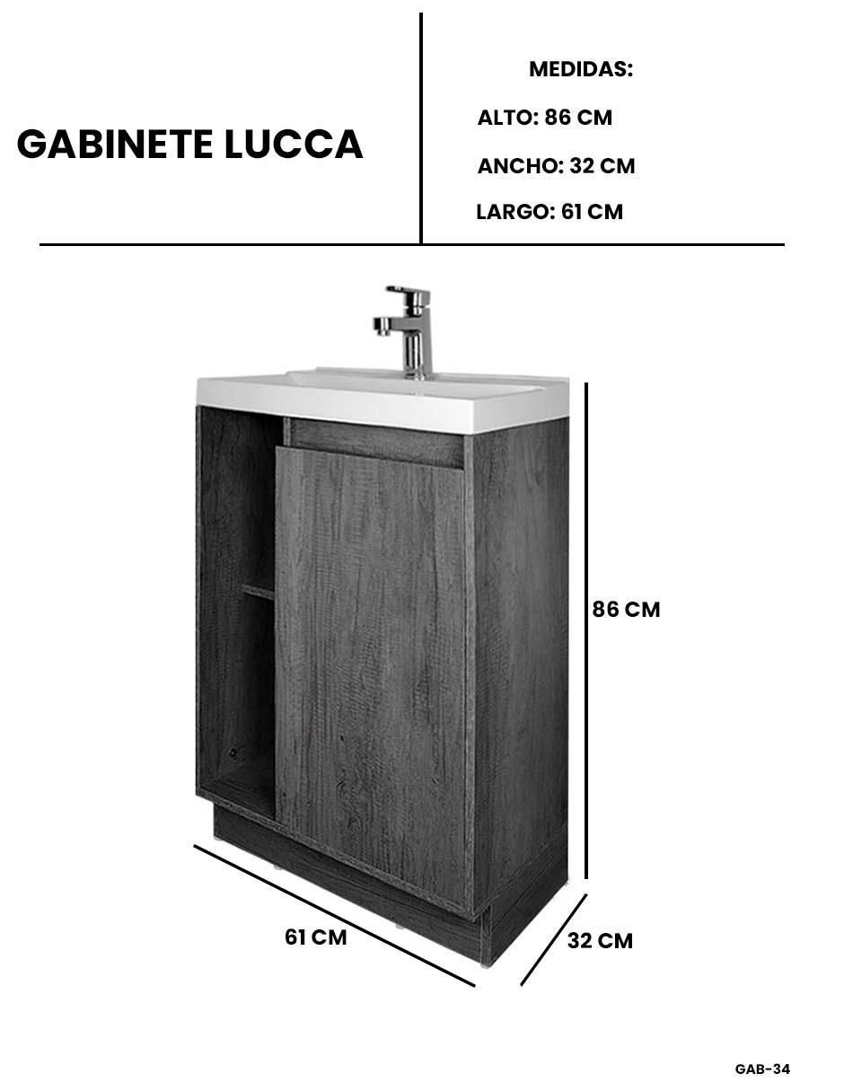 Mueble para baño Decomobil Lucca MDF
